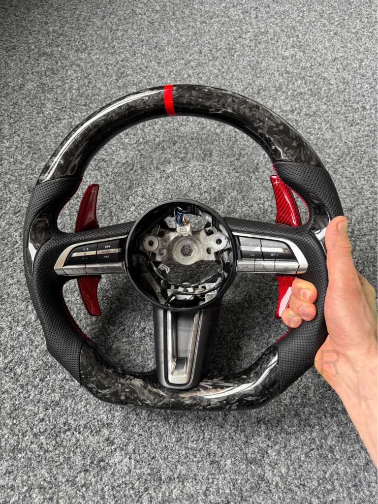 2019 + Mazda 3 Carbon Fiber Steering Wheel Steering Wheel