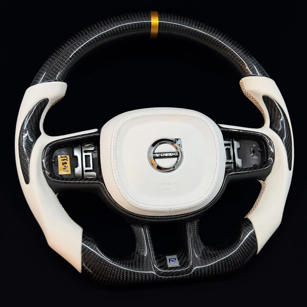 2019 + Volvo S60/V60/S90/V90 Carbon Fiber Steering Wheel - Steering Wheels
