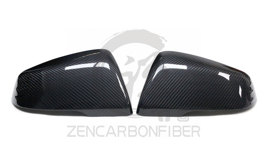 2020 + A90 Mk5 Toyota Gr Supra Carbon Fiber Mirror Caps