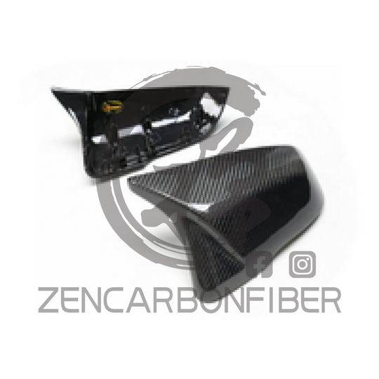 2020+ A90 Mk5 Toyota GR Supra Carbon Fiber Mirror Caps M-style mirror