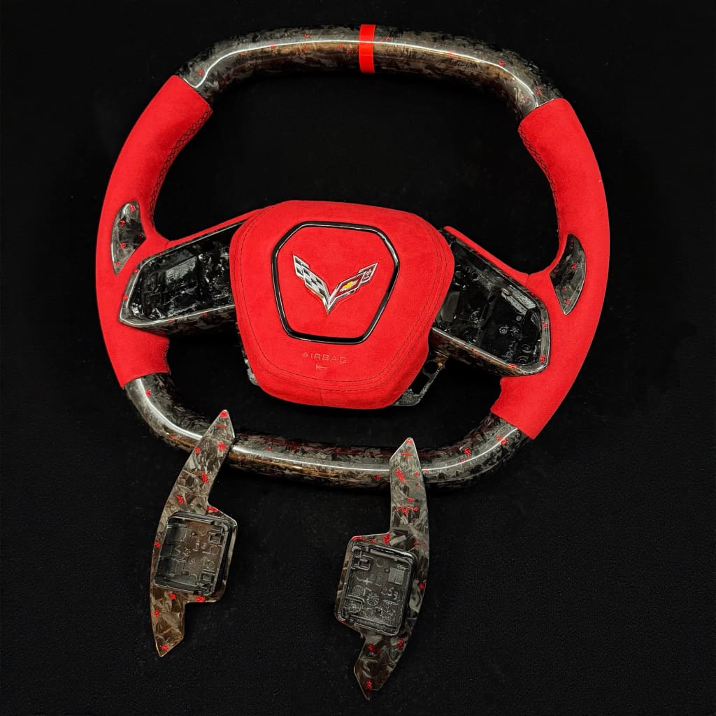 2020+ Chevrolet C8 Corvette Carbon Fiber Steering Wheel
