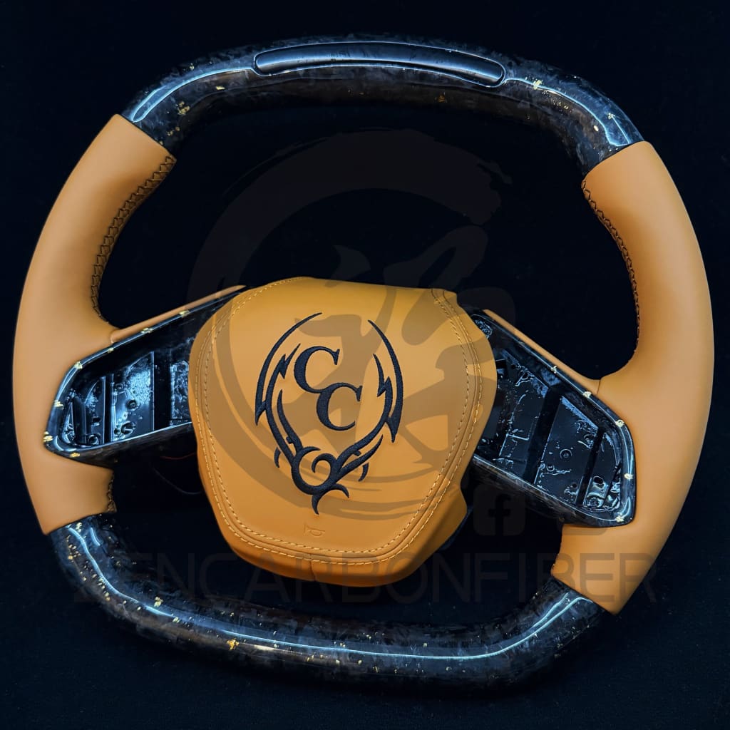 2020+ Chevrolet C8 Corvette Carbon Fiber Steering Wheel - Steering Wheels