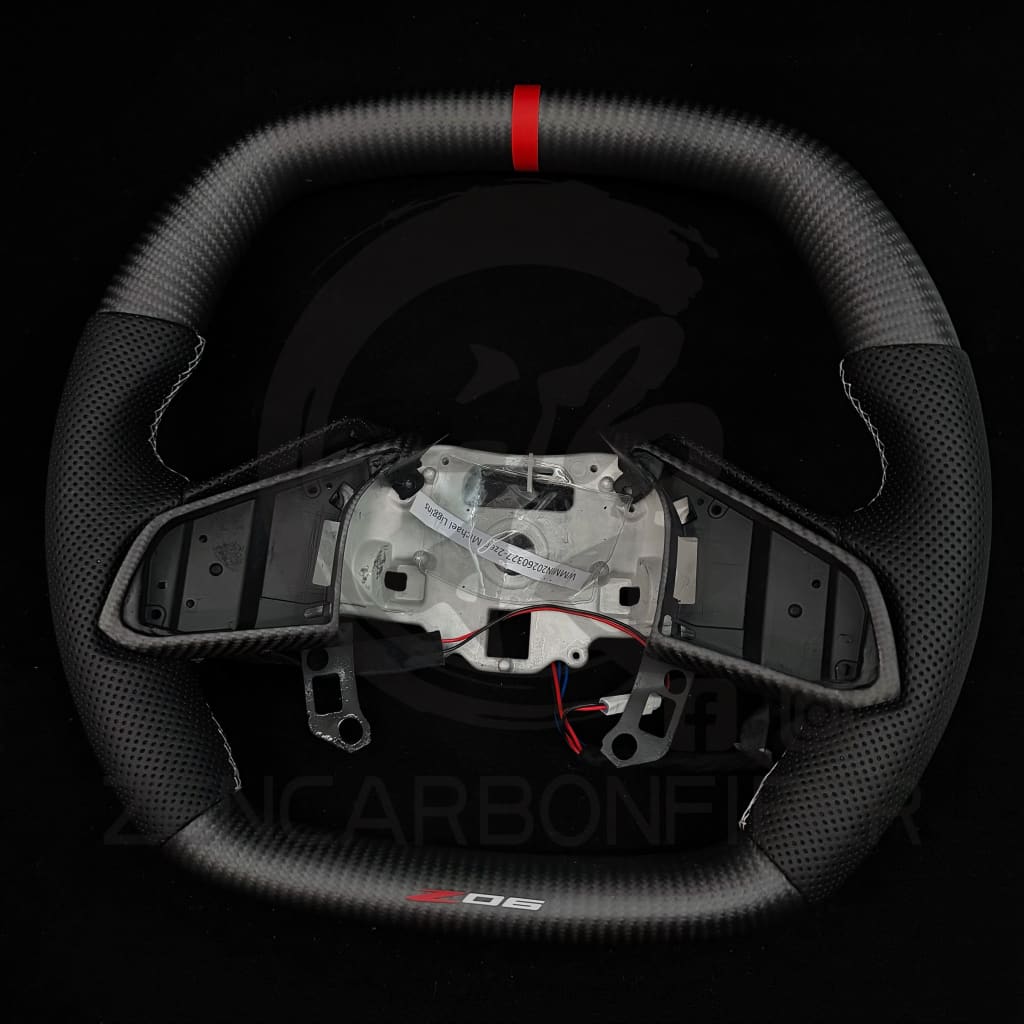 2020+ Chevrolet C8 Corvette Carbon Fiber Steering Wheel - Steering Wheels