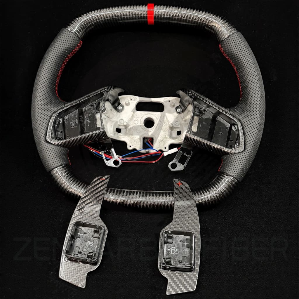 2020+ Chevrolet C8 Corvette Carbon Fiber Steering Wheel - Steering Wheels