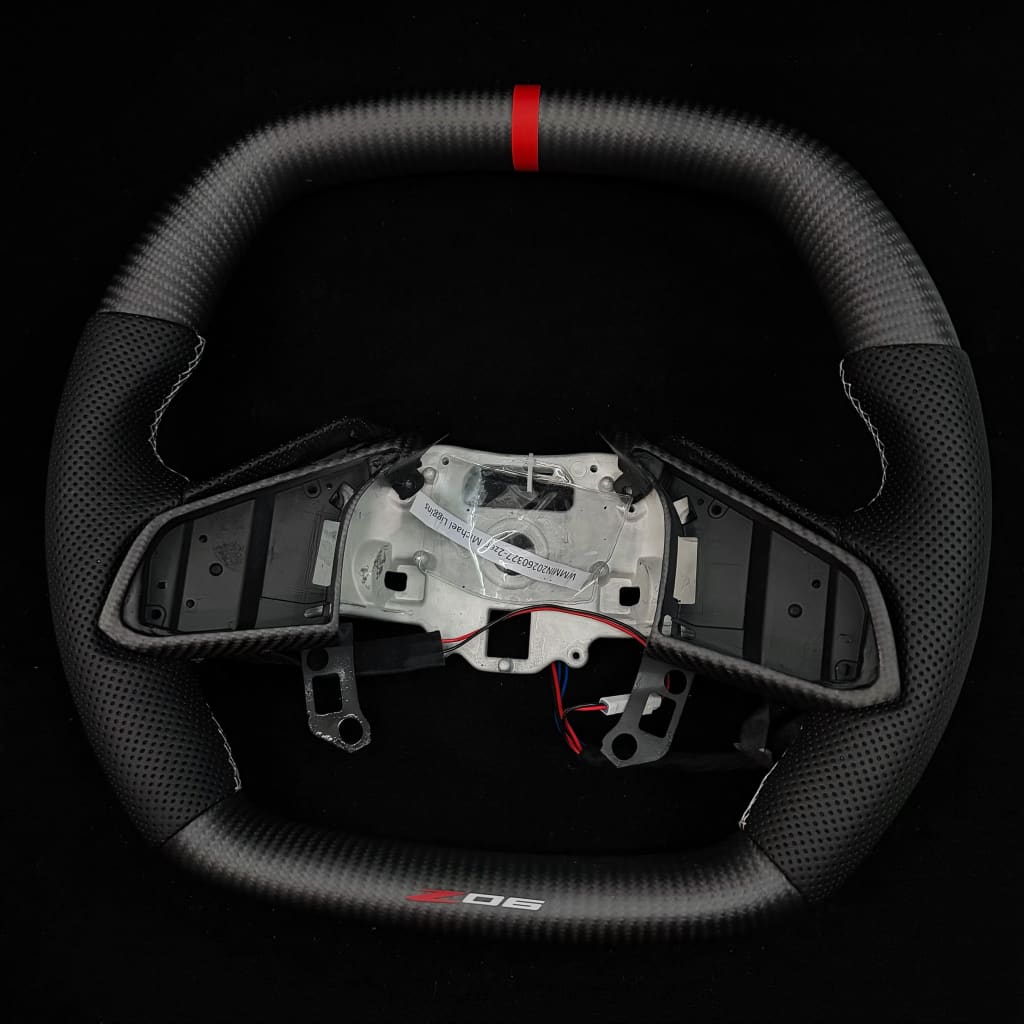 2020+ Chevrolet C8 Corvette Carbon Fiber Steering Wheel - Steering Wheels