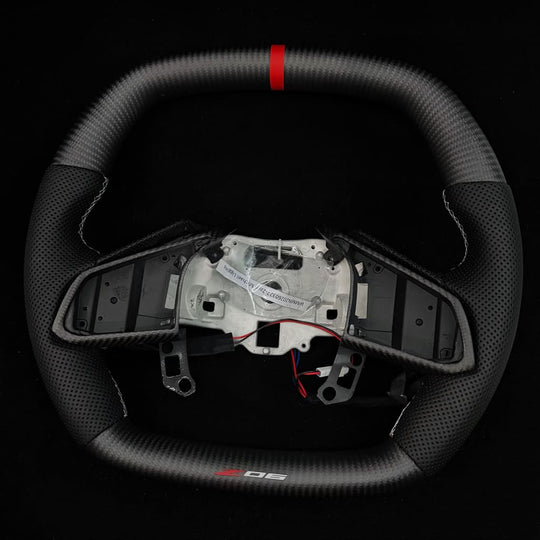 2020+ Chevrolet C8 Corvette Carbon Fiber Steering Wheel - Steering Wheels