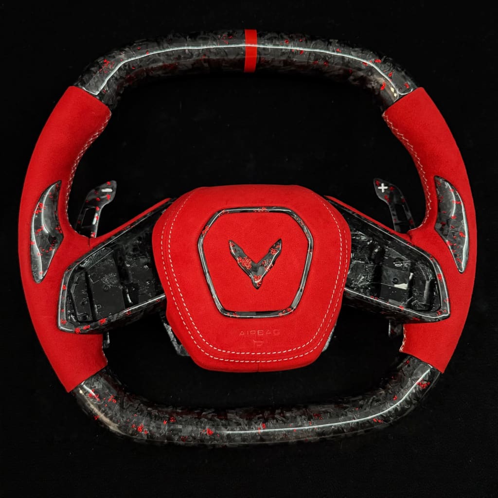 2020+ Chevrolet C8 Corvette Carbon Fiber Steering Wheel - Steering Wheels