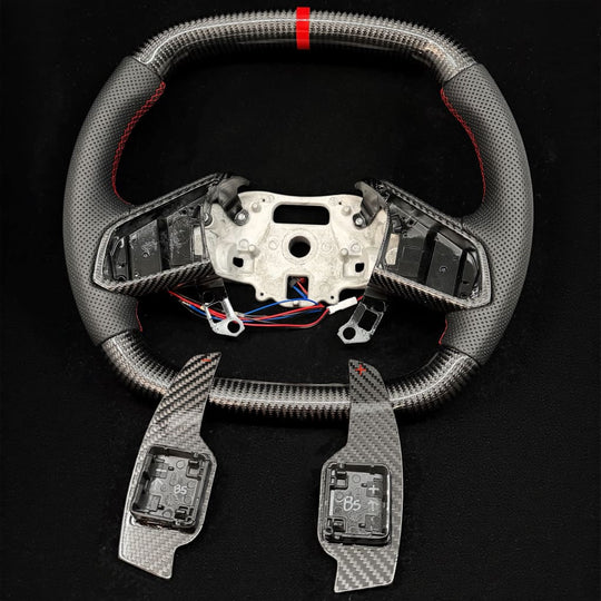 2020+ Chevrolet C8 Corvette Carbon Fiber Steering Wheel - Steering Wheels