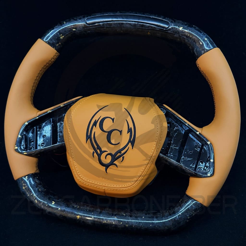 2020+ Chevrolet C8 Corvette Carbon Fiber Steering Wheel - Steering Wheels