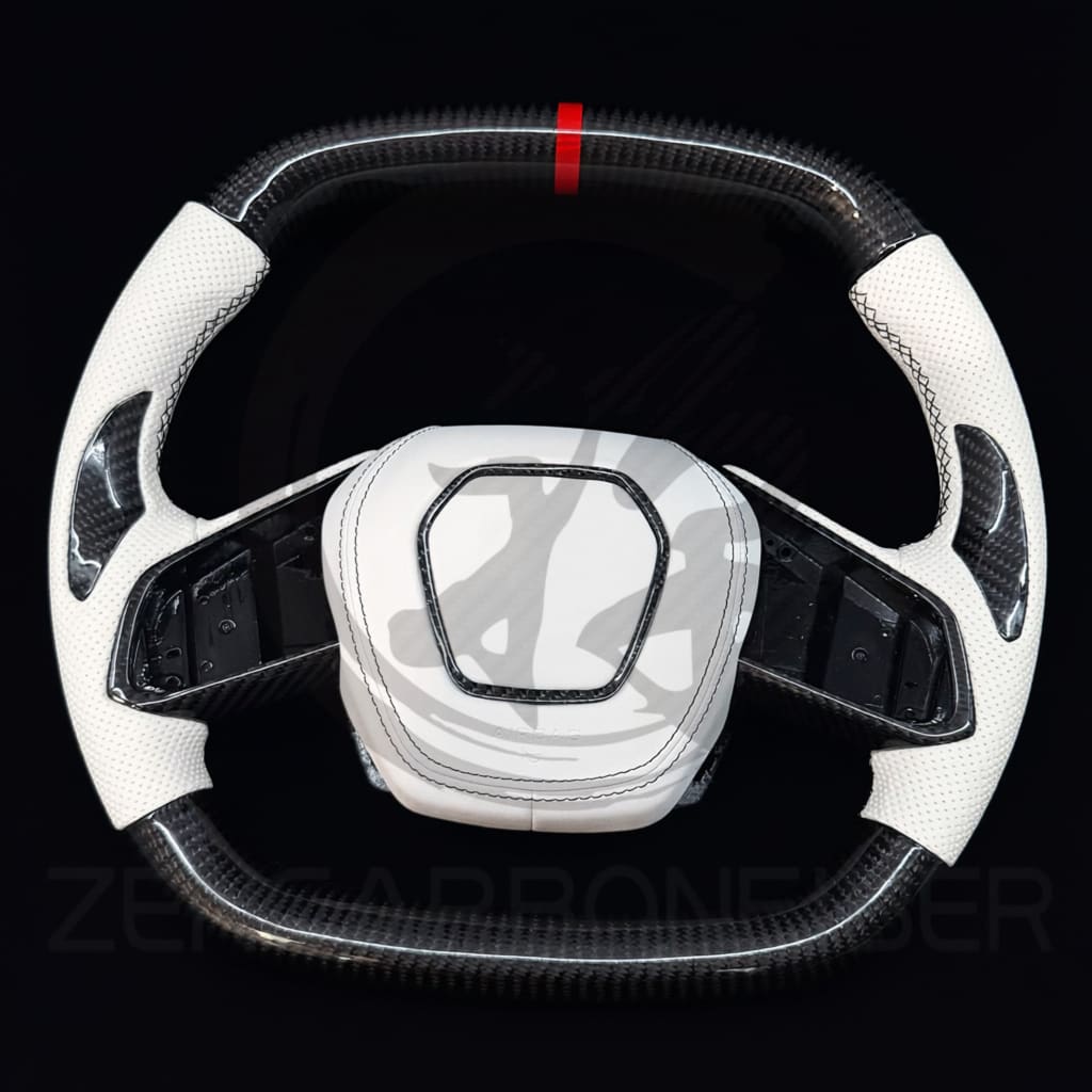 2020+ Chevrolet C8 Corvette Carbon Fiber Steering Wheel - Steering Wheels