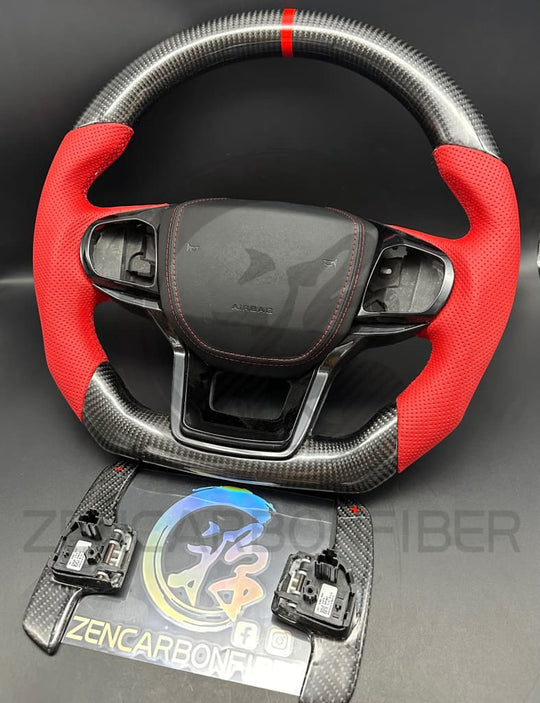 2020+ Ford Explorer Carbon Fiber Steering Wheel - Steering Wheels