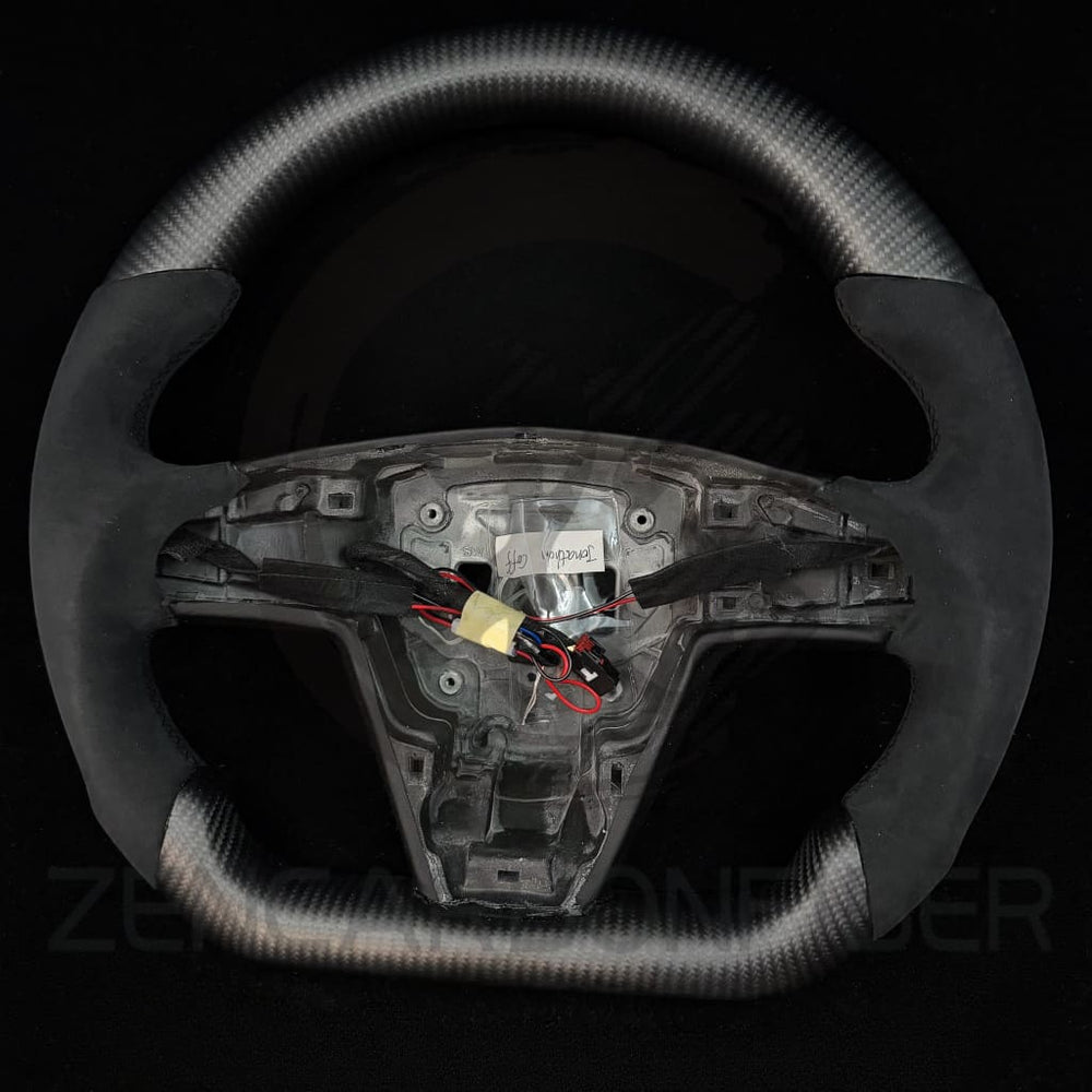 2021-2023 Tesla Model S/X Carbon Fiber Steering Wheel - Steering Wheels