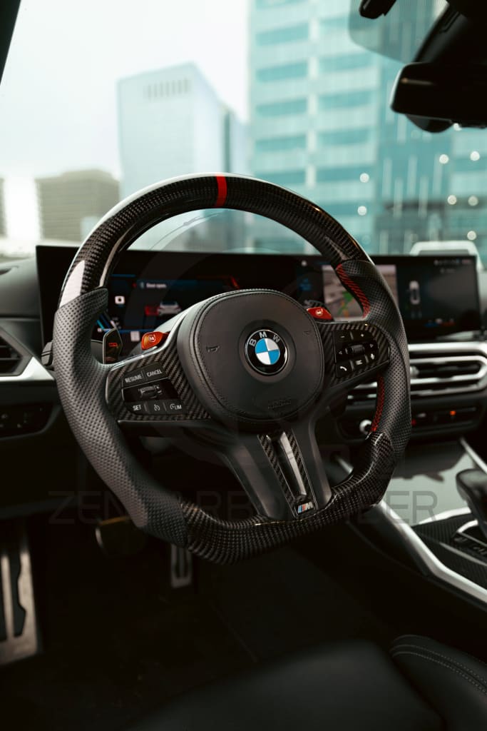 2021 + BMW G80/G82/G87 M2/M3/M4 Carbon Fiber Steering Wheel Steering Wheels