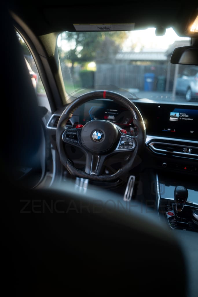 2021 + BMW G80/G82/G87 M2/M3/M4 Carbon Fiber Steering Wheel Steering Wheels