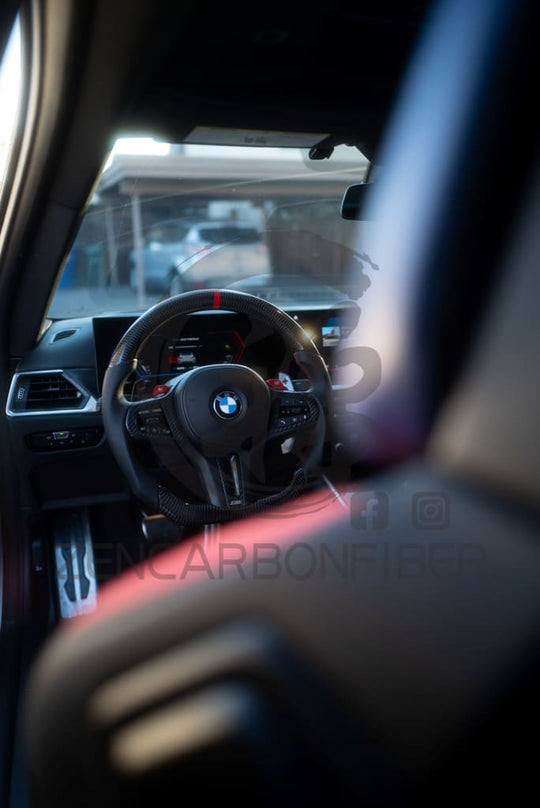 2021 + BMW G80/G82/G87 M2/M3/M4 Carbon Fiber Steering Wheel Steering Wheels