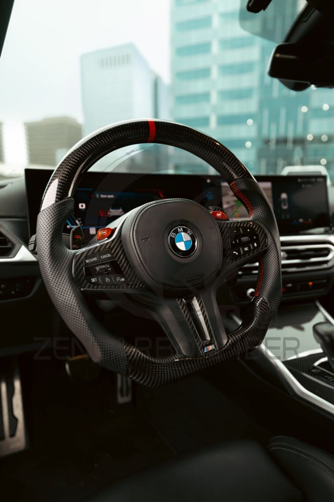 2021 + BMW G80/G82/G87 M2/M3/M4 Carbon Fiber Steering Wheel Steering Wheels