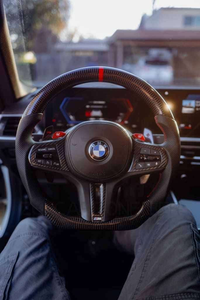 2021 + BMW G80/G82/G87 M2/M3/M4 Carbon Fiber Steering Wheel Steering Wheels