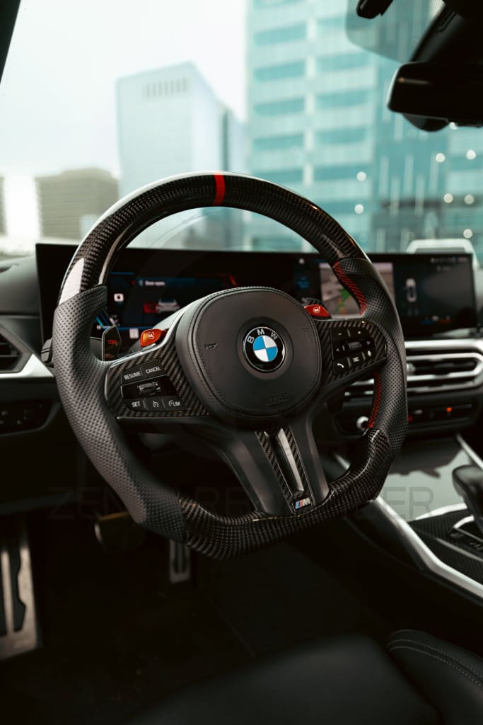 2021 + BMW G80/G82/G87 M2/M3/M4 Carbon Fiber Steering Wheel Steering Wheels