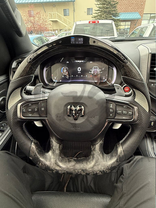 2021-2024 Dodge RAM TRX/GT Carbon Fiber Steering Wheel - Steering Wheels