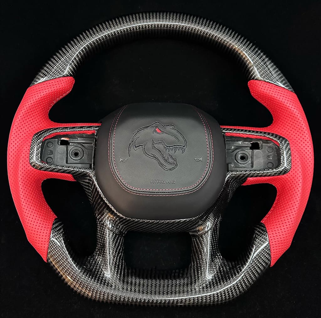 2021-2024 Dodge RAM TRX/GT Carbon Fiber Steering Wheel - Steering Wheels