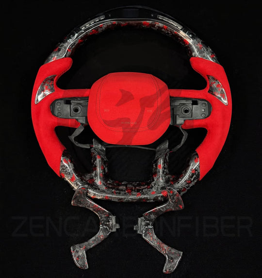 2021-2024 Dodge RAM TRX/GT Carbon Fiber Steering Wheel - Steering Wheels