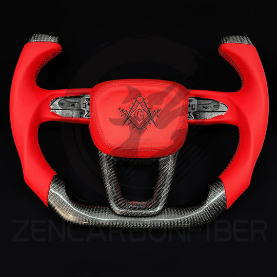 2021-2025 Audi B9.5/8Y A/S/RS 3/4/5 Carbon Fiber Steering Wheel - Steering Wheels