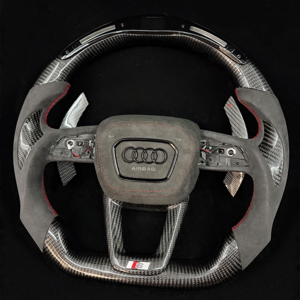2021-2025 Audi B9.5 A/S/RS 4/5 Carbon Fiber Steering Wheel Steering Wheels
