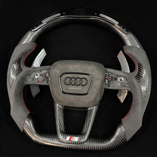 2021-2025 Audi B9.5 A/S/RS 4/5 Carbon Fiber Steering Wheel Steering Wheels
