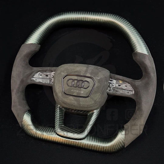 2021-2025 Audi B9.5 A/S/RS 4/5 Carbon Fiber Steering Wheel