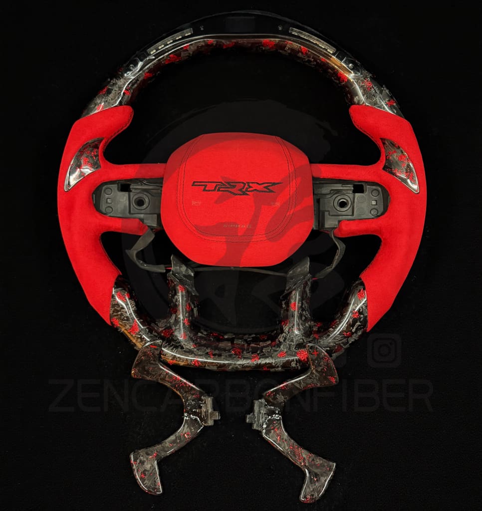 2021-2025 Dodge RAM TRX/GT/RHO Carbon Fiber Steering Wheel Steering Wheels