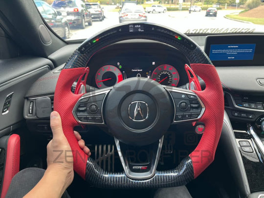 2021 + Acura Tlx Custom Carbon Fiber Steering Wheel