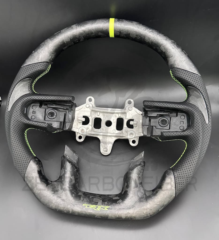 2021 + Dodge Ram Trx/Rho Carbon Fiber Steering Wheel