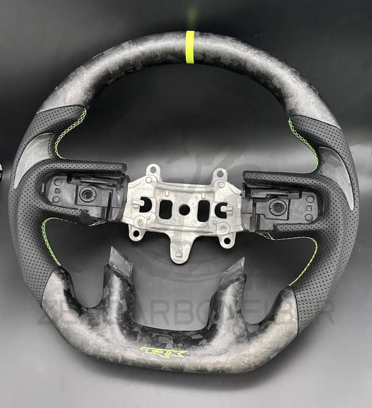 2021 + Dodge Ram Trx/Rho Carbon Fiber Steering Wheel