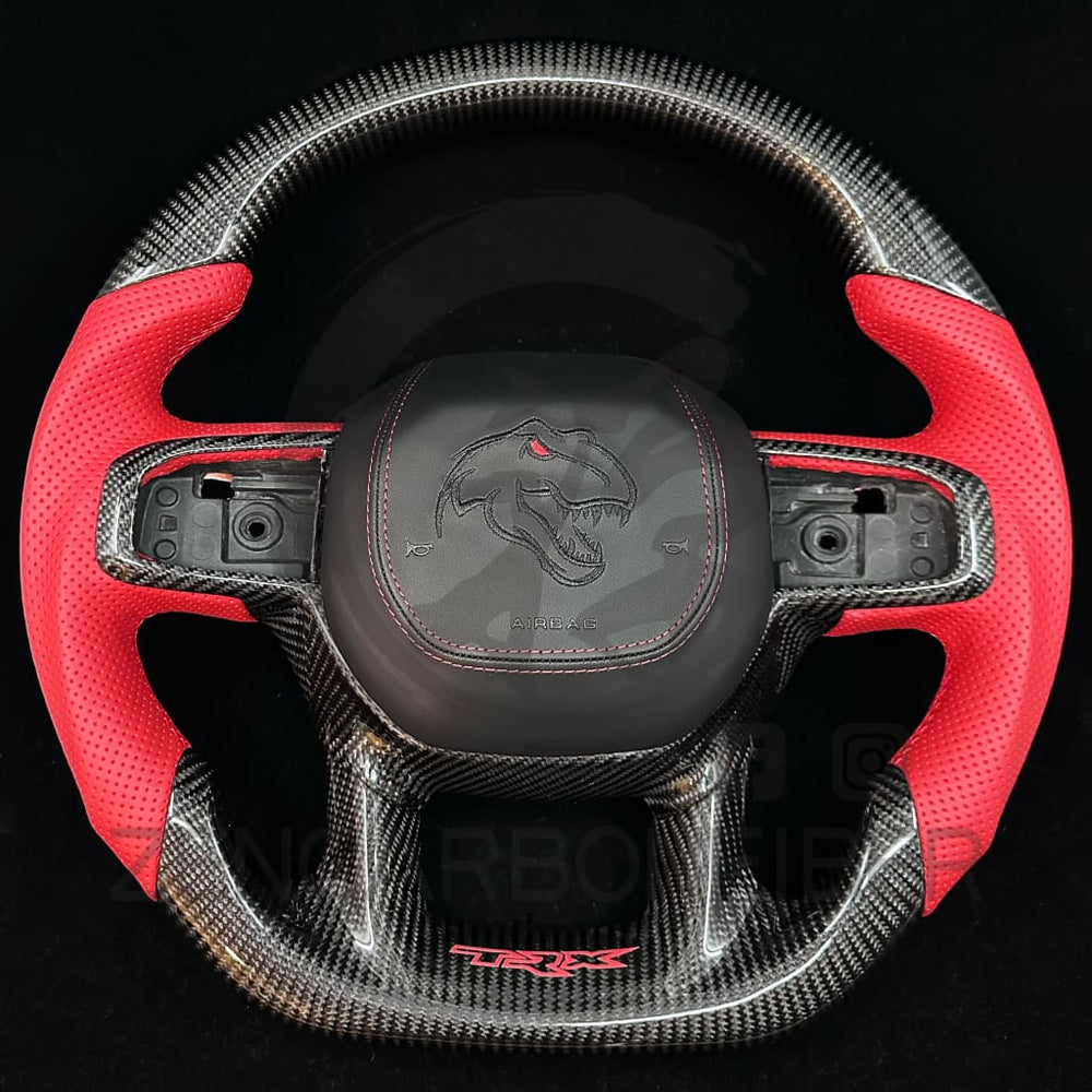2021 + Dodge RAM TRX/GT/RHO Carbon Fiber Steering Wheel Steering Wheels