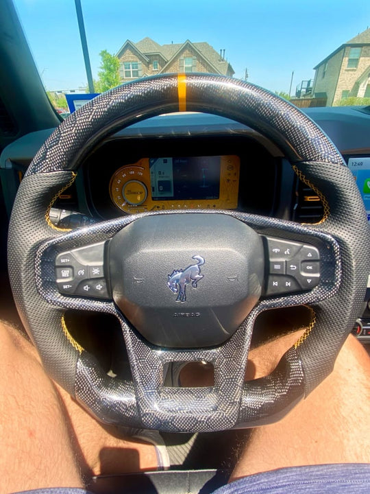 2021 + Ford Bronco Carbon Fiber Steering Wheel Steering Wheels
