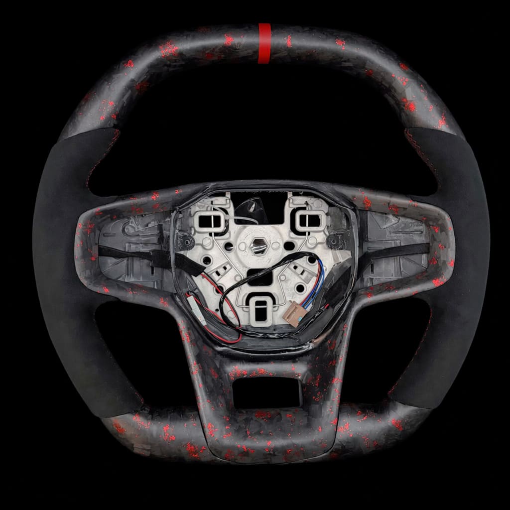 2021+ Ford Bronco Carbon Fiber Steering Wheel - Steering Wheels