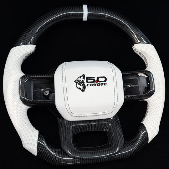 2021+ Ford F150 Carbon Fiber Steering Wheel - Steering Wheels
