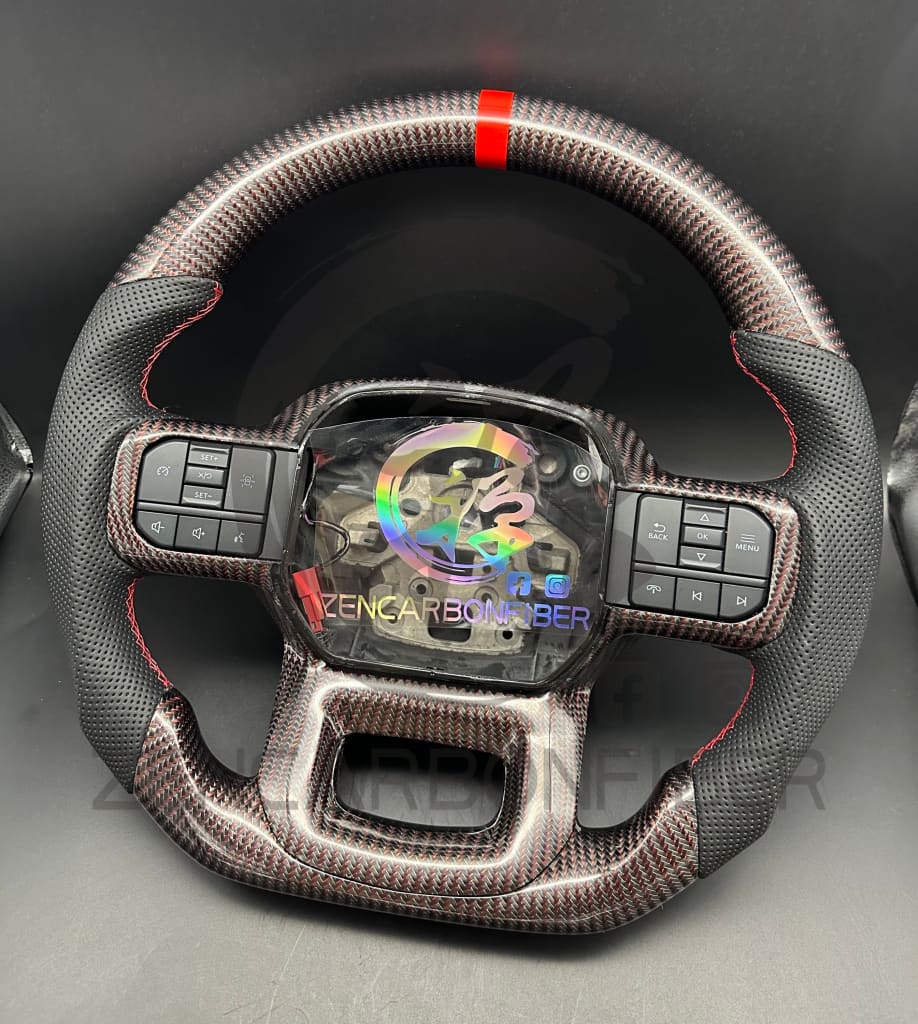 2021+ Ford F150 (Non-Raptor) Carbon Fiber Steering Wheel