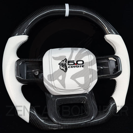 2021+ Ford F150 Carbon Fiber Steering Wheel - Steering Wheels