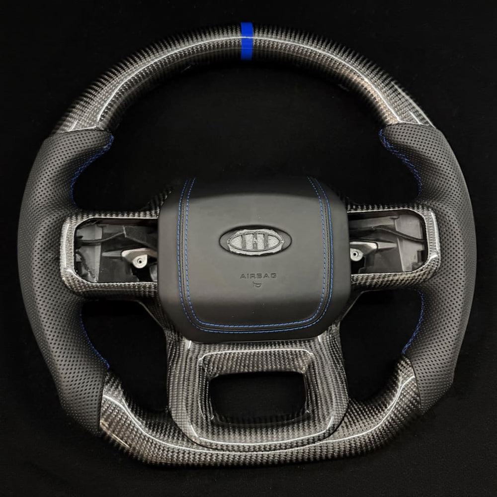 2021+ Ford F150 Carbon Fiber Steering Wheel - Steering Wheels