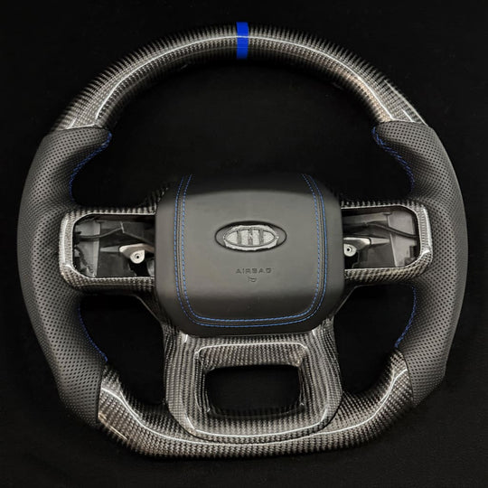 2021+ Ford F150 Carbon Fiber Steering Wheel - Steering Wheels