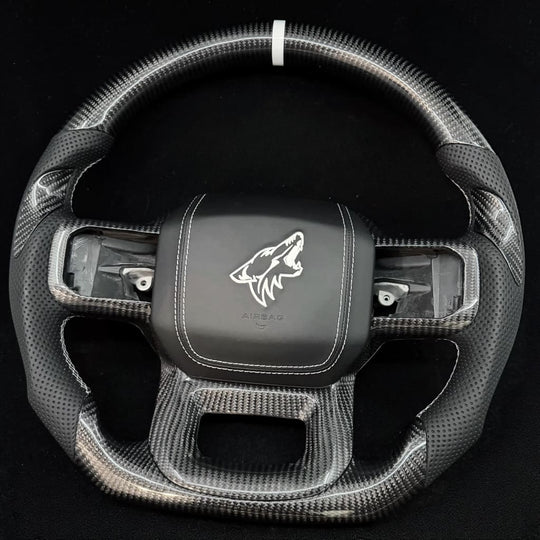 2021+ Ford F150 Carbon Fiber Steering Wheel - Steering Wheels