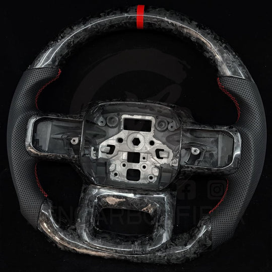 2021+ Ford F150 Carbon Fiber Steering Wheel - Steering Wheels