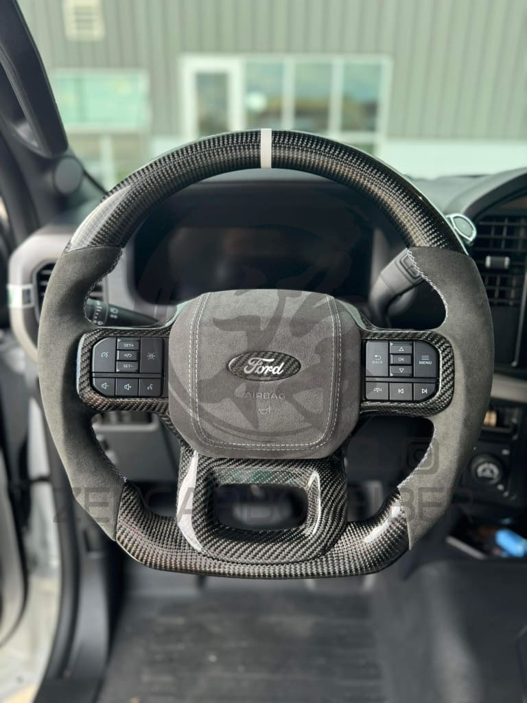 2021 + Ford F150 Carbon Fiber Steering Wheel Steering Wheel