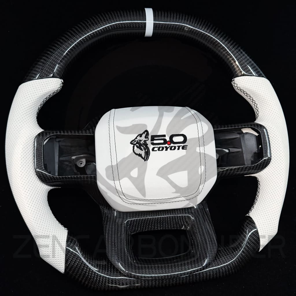2021+ Ford F150 Carbon Fiber Steering Wheel - Steering Wheels