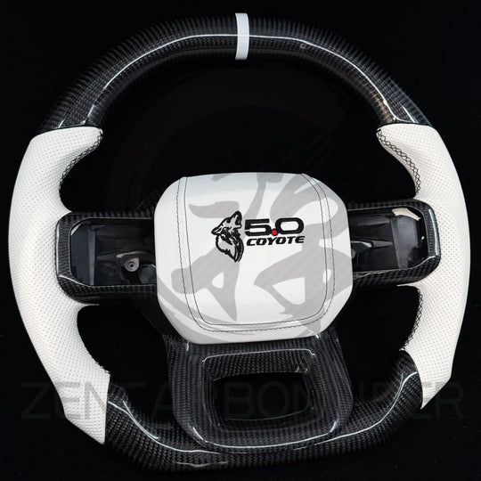 2021+ Ford F150 Carbon Fiber Steering Wheel - Steering Wheels
