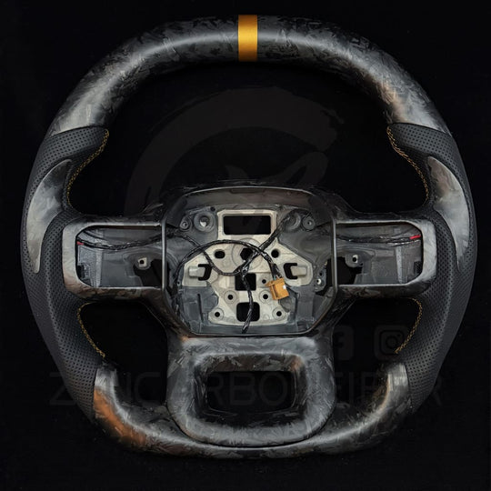 2021+ Ford F150 Carbon Fiber Steering Wheel - Steering Wheels