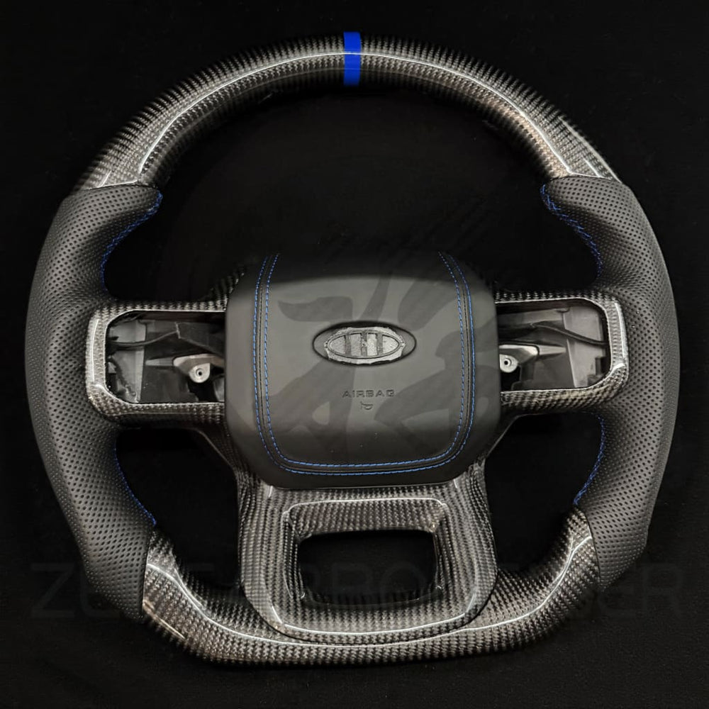 2021+ Ford F150 Carbon Fiber Steering Wheel - Steering Wheels
