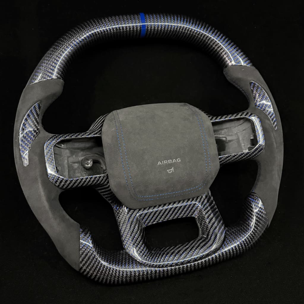 2021+ Ford F150 Carbon Fiber Steering Wheel - Steering Wheels