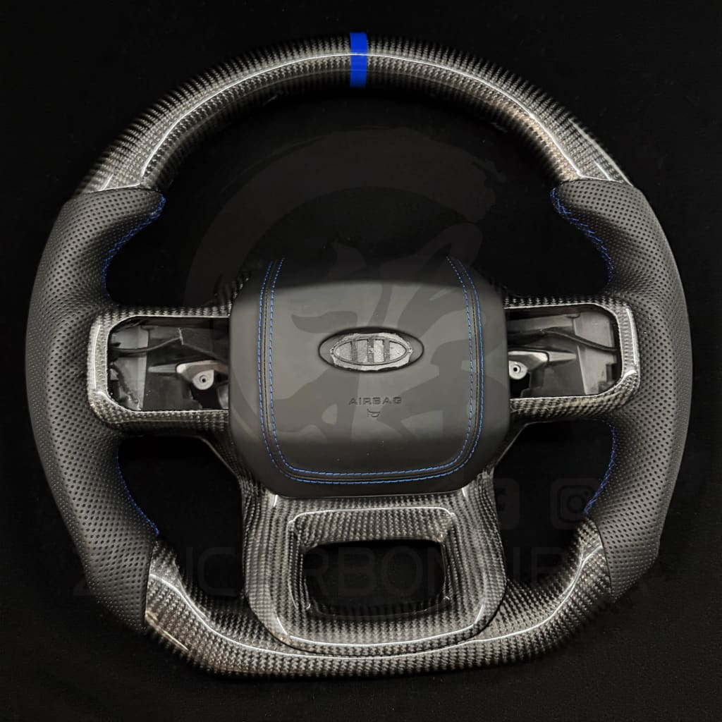 2021+ Ford F150 Carbon Fiber Steering Wheel - Steering Wheels